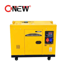 10kw Air Cooled Silent Diesel Generator Motor Brunshless Singel Phase Permanent Magnet Low Speed Generator Price List/Cost